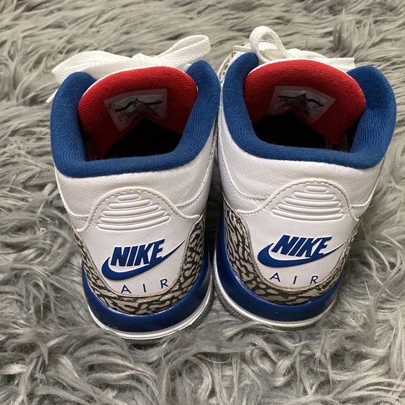 Jordan three retro true blue and red - Picture 6 of 9